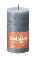 Bolsius kaars rustiek 7x13 cm slate blue