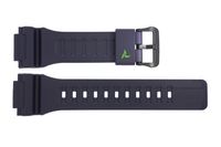 Horlogeband Casio STL-S100H-2A2 / 10487314 Kunststof/Plastic Blauw 18mm
