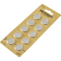 VOLTCRAFT Knoopcel CR2016 3 V 10 stuk(s) 80 mAh Lithium VC-12209095