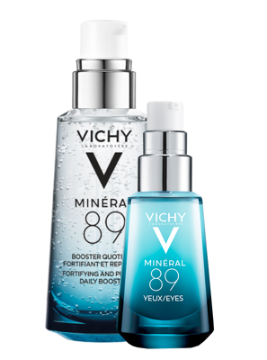 Vichy Minéral 89 ogen + Minéral 89 Serum Booster Combi Set Vichy Minéral 89 ogen + Minéral 89 Serum Booster Combi Set