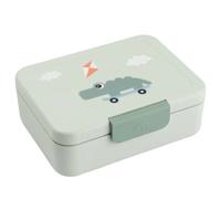 Done By Deer broodtrommel met vakken - groen