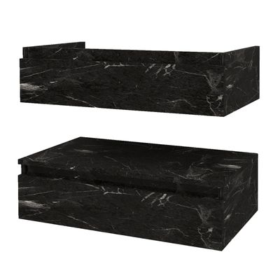 Onderkast BWS Venus 84x55x40 cm Zwart Marmer