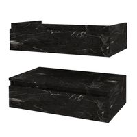 Onderkast BWS Venus 84x55x40 cm Zwart Marmer