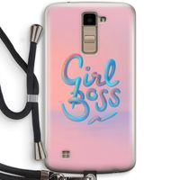 Girl boss: LG K10 (2016) Transparant Hoesje met koord
