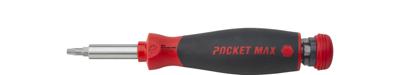 Wiha 45292 | PocketMax® magnetic | Schroevendraaier met bitmagazijn | 8 bits | 1/4" - 45292