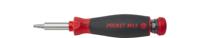 Wiha 45292 | PocketMax® magnetic | Schroevendraaier met bitmagazijn | 8 bits | 1/4" - 45292