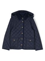 Ralph Lauren Kids manteau matelassé Audrey à capuche - Bleu - thumbnail