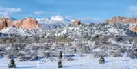 My Village Achtergrond doek colorado 150x75 cm