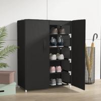 VidaXL Schoenenkast 60x30x90 cm stof zwart