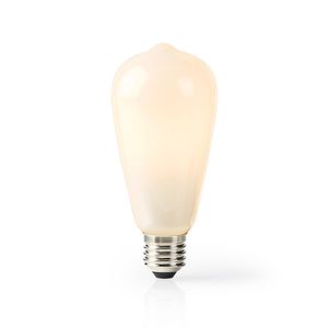 Nedis SmartLife LED Filamentlamp | Wi-Fi | E27 | 500 lm | 5 W | ST64 | 1 stuks - WIFILF11WTST64 WIFILF11WTST64