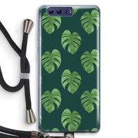 Monstera leaves: Honor 9 Transparant Hoesje met koord
