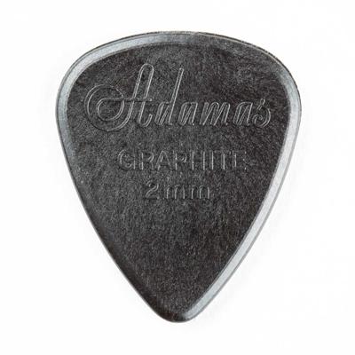 Dunlop Adamas Grafiet 2.0mm Plectrum - Per Stuk Dunlop Adamas Grafiet 2.0mm Plectrum - Per Stuk