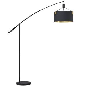 Stars of Light VloerlampTortola 1 Ø 45cm - zwart met goud - 39966