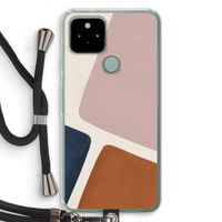 Geo #2: Pixel 5 Transparant Hoesje met koord