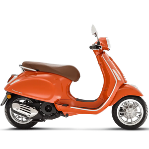 Vespa Primavera Oranje - Verbrandingsmotor Scooter