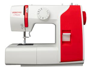 Veritas Naaimachine met vrije arm Marie Wit, Rood