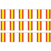 Slinger Spanje - 3x - 400 cm - papier - vlag - landen thema - Spaanse vlag