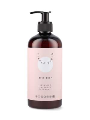 Simple Goods Zeep Hand & Dish Soap Geranium, Lavendel, Patchouli 450ml