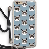 It's a Purrr Case: iPhone 6 PLUS / 6S PLUS Transparant Hoesje met koord