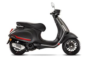 Vespa Sprint S Matzwart - Benzine Scooter