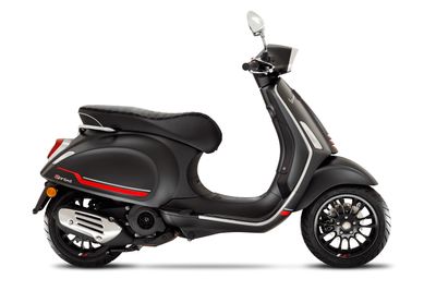 Vespa Sprint S Matzwart - Verbrandingsmotor Scooter