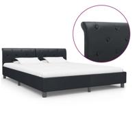 Bedframe kunstleer zwart 180x200 cm
