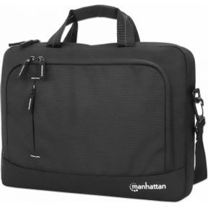 Manhattan 440363 notebooktas 35,8 cm (14.1 ) Documententas Zwart