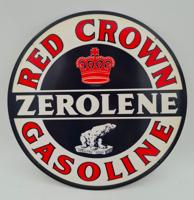 Red Crown Zerolene Stalen Bord - Ø30cm