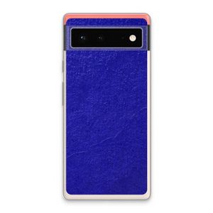 Majorelle Blue: Google Pixel 6 Transparant Hoesje