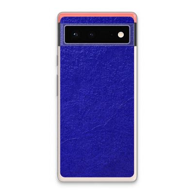 Majorelle Blue: Google Pixel 6 Transparant Hoesje