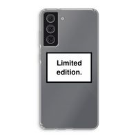 Limited edition: Samsung Galaxy S21 FE Transparant Hoesje