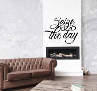 Muursticker tekst Seize the day - thumbnail