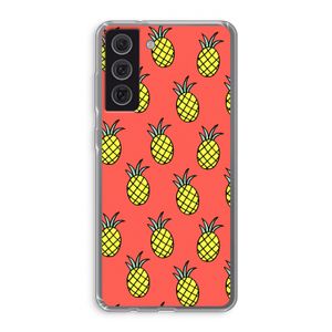 Ananas: Samsung Galaxy S21 FE Transparant Hoesje