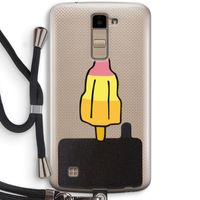 Raketijsje: LG K10 (2016) Transparant Hoesje met koord