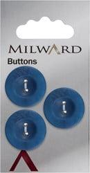 Milward Knoop Donkerblauw Mat 20mm (3 stuks)