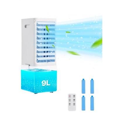 VEVOR verdampingskoeler mobiele airconditioner 9L 15574L/min luchtkoeler 2 koelboxen