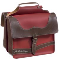 Selle Monte Grappa Monte grappa dubbele tas onda rood-bruin