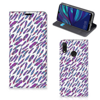 Huawei Y7 hoesje Y7 Pro (2019) Hoesje met Magneet Feathers Color - thumbnail