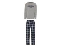 LIVERGY Heren pyjama (S, Grijs)