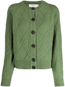 Pringle of Scotland cardigan en cachemire mélangé - Vert