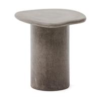 Kave Home Macarella bijzettafel 48x47 cm Grijs
