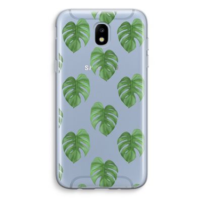 Monstera leaves: Samsung Galaxy J5 (2017) Transparant Hoesje