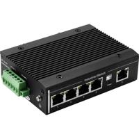 TRU COMPONENTS TC-XL-205GP Industrial Ethernet Switch 1 + 4 poorten 10 / 100 / 1000 MBit/s PoE-functie