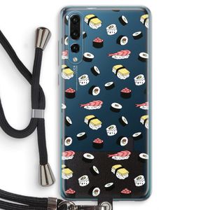 Sushi time: Huawei P20 Pro Transparant Hoesje met koord