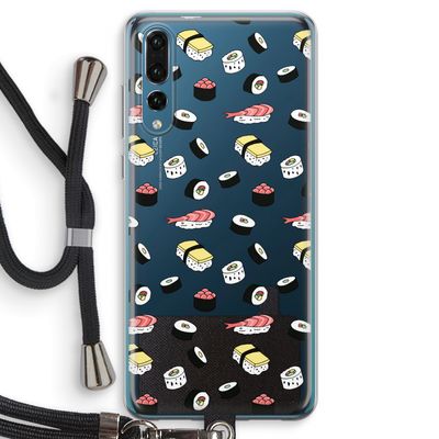 Sushi time: Huawei P20 Pro Transparant Hoesje met koord