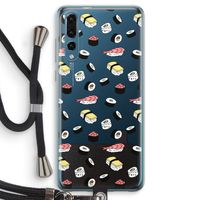 Sushi time: Huawei P20 Pro Transparant Hoesje met koord