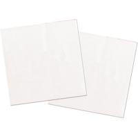 Folat Feest Servetten - 60x - wit - 33 x 33 cm - papier - lunch/diner servetjes