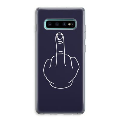 F**k U: Samsung Galaxy S10 Plus Transparant Hoesje