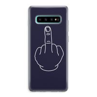F**k U: Samsung Galaxy S10 Plus Transparant Hoesje