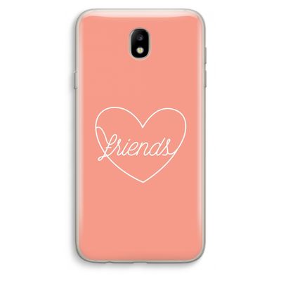 Friends heart: Samsung Galaxy J7 (2017) Transparant Hoesje